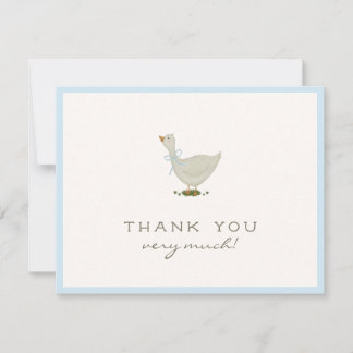 Carte De Remerciements Mother Goose Baby Shower Thank You Card