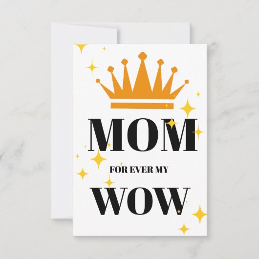 Carte De Remerciements Mothers Day Flat (Devant)