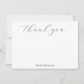 Carte De Remerciements Motif à papillon rose orange (Devant)