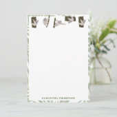 Carte De Remerciements Motif animal mignon Sloth en forêt sauvage (Debout devant)