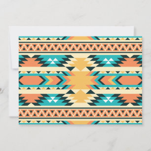 Carte De Remerciements Motif Boho de style sud-ouest