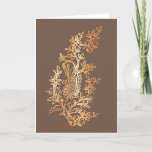 Carte De Remerciements motif Brown