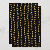 Carte De Remerciements Motif coeurs 14 (Devant / Derrière)