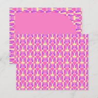 Motif de bloc géométrique pixel rose pastel violet