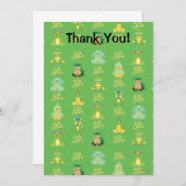 Carte De Remerciements Motif de devenez écolo de Webkinz (Devant / Derrière)