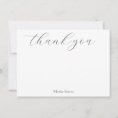 Carte De Remerciements Motif de fleurs d'aquarelle Hydrangea (Devant)