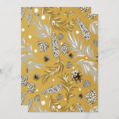 Carte De Remerciements Motif de Noël, Pine Snow 6 (Devant / Derrière)