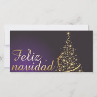Motif de Noël violet foncé avec arbre doré