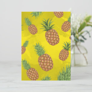 Carte De Remerciements Motif de pomme de pin d'aquarelle 3