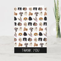 Motif d'illustration du visage de chien mignon