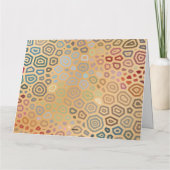 Carte De Remerciements Motif expérimental 7 (Dos)