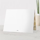 Carte De Remerciements Motif Feuille tropical 6 (Dos)