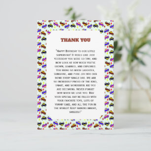 Carte De Remerciements Motif sans couture de voiture pixelisée pour anniv
