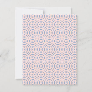 Carte De Remerciements motif sans fin de formes circulaires