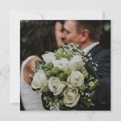 Carte De Remerciements Mountain Night Darlit Starlit Sky Mariage Carré (Dos)