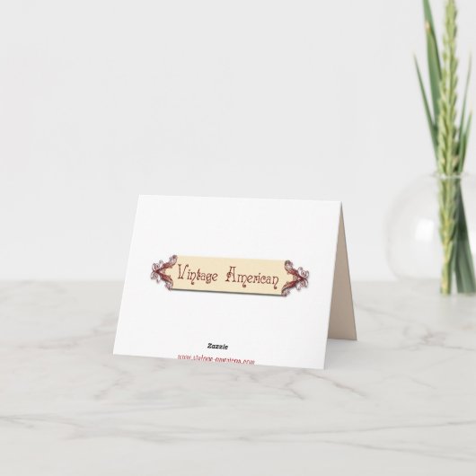 Carte de remerciements Mountain Pass (Dos)