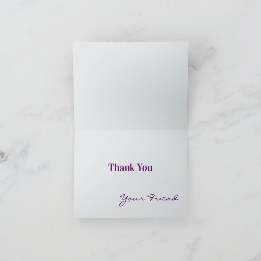 Carte de remerciements Mountain Pass (Intérieur)