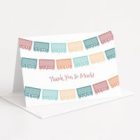 Muchas Gracias Papel Picado Baby shower Mexicain E