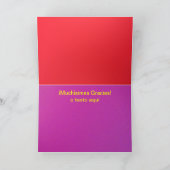 Carte De Remerciements Muchísimas Gracias (Intérieur)