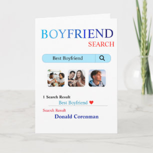 Carte De Remerciements Mug de recherche personnalisé pour Saint-Valentin 