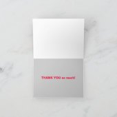 Carte de remerciements multilangues (Intérieur)