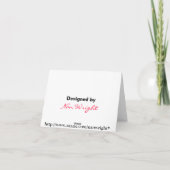 Carte de remerciements multilangues (Dos)