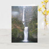 carte de remerciements "Multnomah Falls" (Fleur jaune)