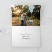 Carte De Remerciements Mum typographie élégant moderne minima multi photo (Intérieur)