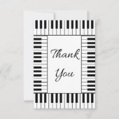 Carte de remerciements musical 2 (Devant)