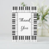 Carte de remerciements musical 2 (Debout devant)