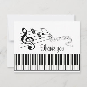 Carte De Remerciements Musique