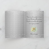 Carte De Remerciements Musique de remerciement de Dj de mariage (Intérieur)