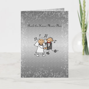 Carte De Remerciements Musique de remerciement de DJ de mariage