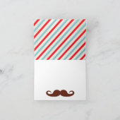 Carte De Remerciements Mustache Gracias Merci, notes (Intérieur)