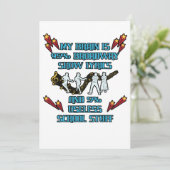 Carte De Remerciements My Brain Is 95% Broadway Show Lyrics Actrice (Debout devant)