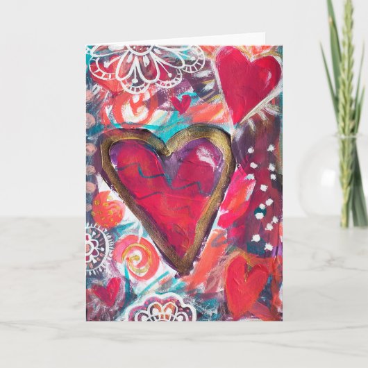 Carte De Remerciements My Loving Heart, 080814 (Devant)