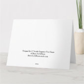 Carte De Remerciements My Lungs Smile When We Think of You (Dos)