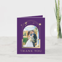 Mystic Purple Gold Sun Moon Stars Mariage photo