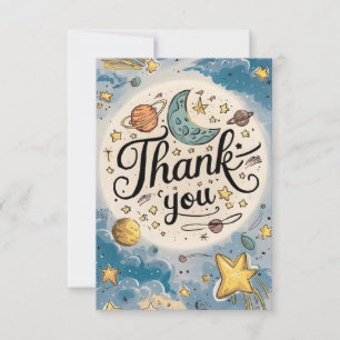 Carte De Remerciements Mystical Pretty Trail Celestin