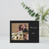 Carte de remerciements n° 2 (Debout devant)