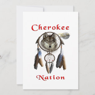 Carte De Remerciements Nation cherokee