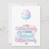 Carte De Remerciements National Cotton Candy Day (Devant)
