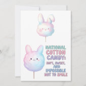 Carte De Remerciements National Cotton Candy Day (Devant)