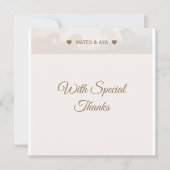 Carte De Remerciements Nature Chevaux Mariage Custom (Devant)