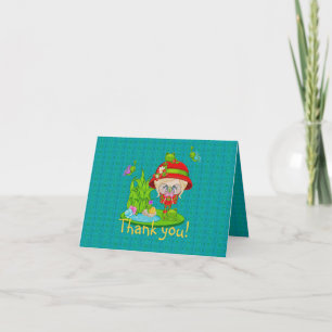 Carte De Remerciements Nature Lover Frog Faune