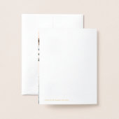 Carte de remerciements nautique de noeud illustrée (Derrière avec enveloppe)