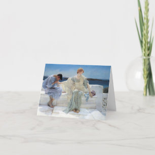 Carte De Remerciements Ne me demandez plus par Alma Tadema Mariage