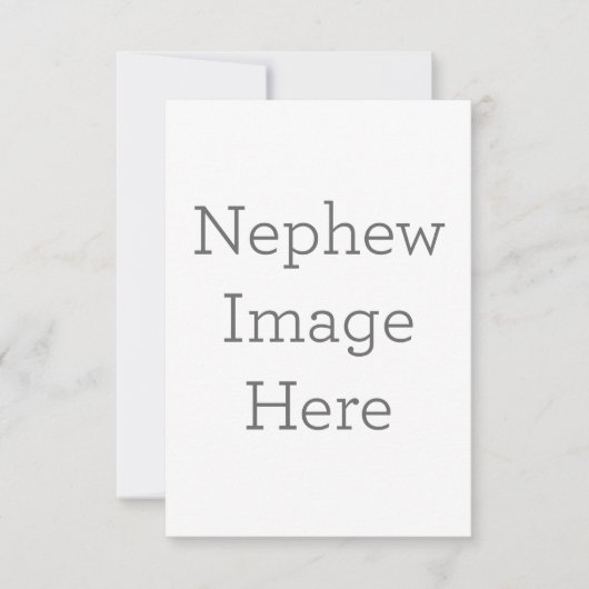 Carte de remerciements simple 8.9 cm x 12.7 cm (Devant)