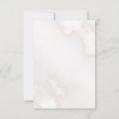 Carte De Remerciements Neuf Baby shower Neuf Nuage De Bow Neuf (Dos)