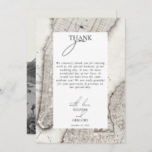 Carte De Remerciements New York City Destination Mariage NYC